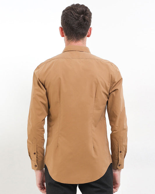 Cardinal Kemeja Lengan Panjang Slim Fit Pria F2817J03E