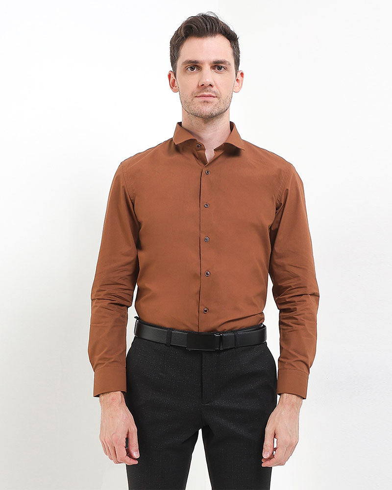 Cardinal Kemeja Lengan Panjang Slim Fit Pria F2818J03B