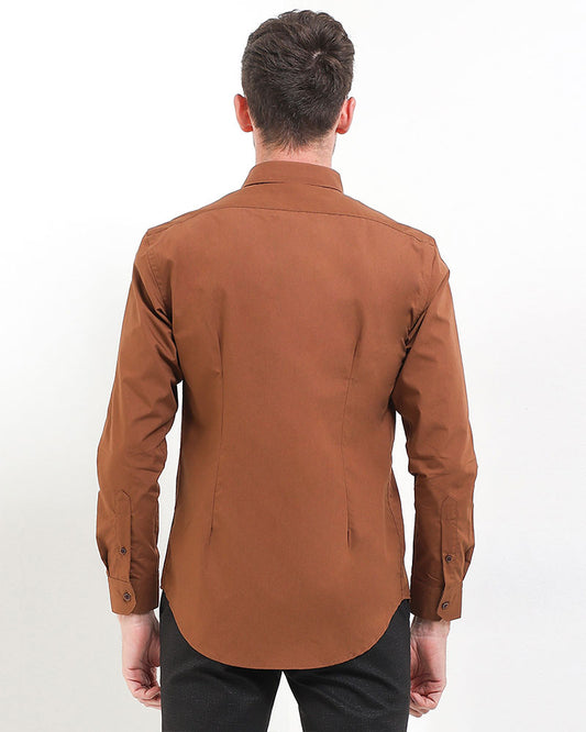 Cardinal Kemeja Lengan Panjang Slim Fit Pria F2818J03B