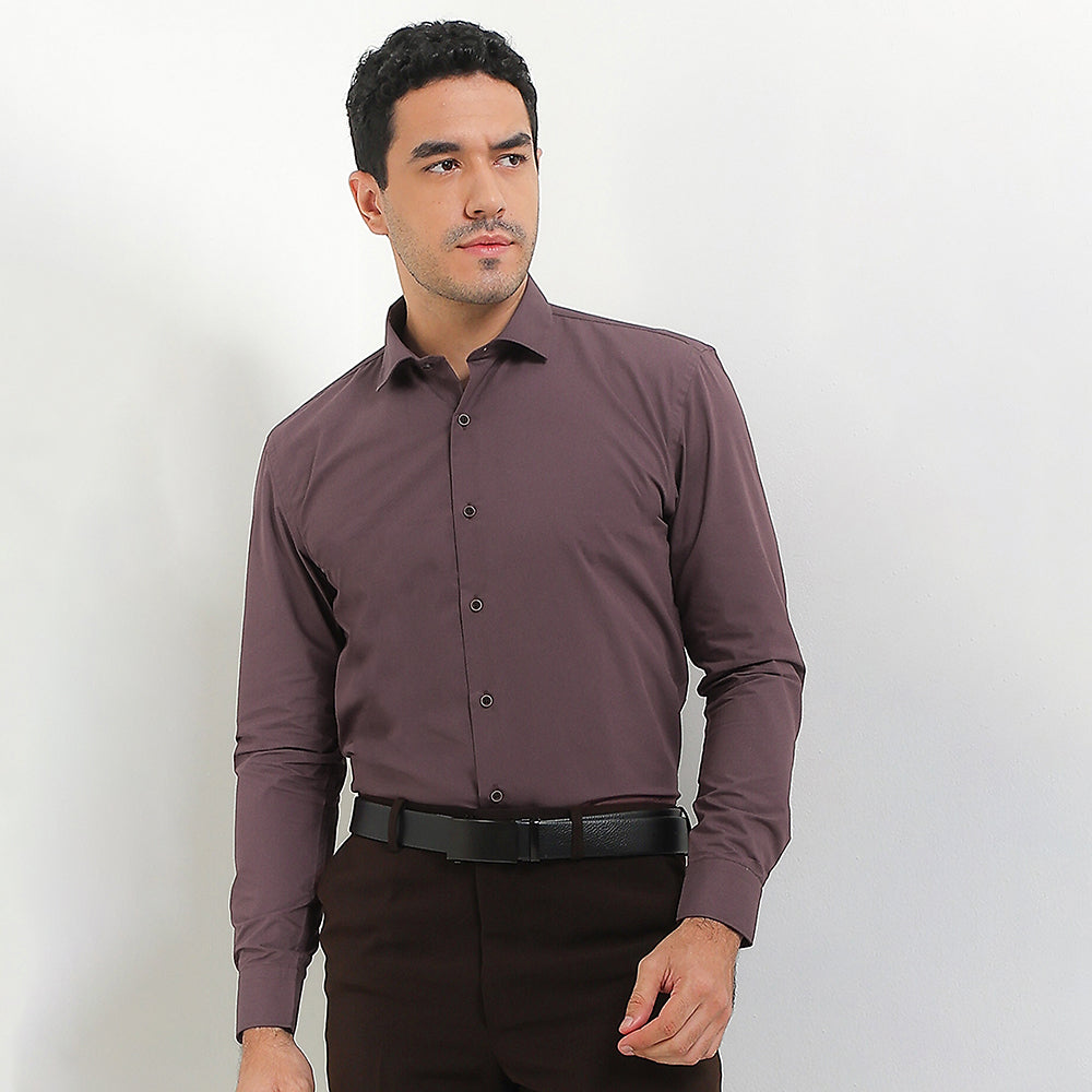 Cardinal Kemeja Lengan Panjang Slim Fit Pria F2820J09G
