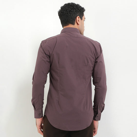 Cardinal Kemeja Lengan Panjang Slim Fit Pria F2820J09G