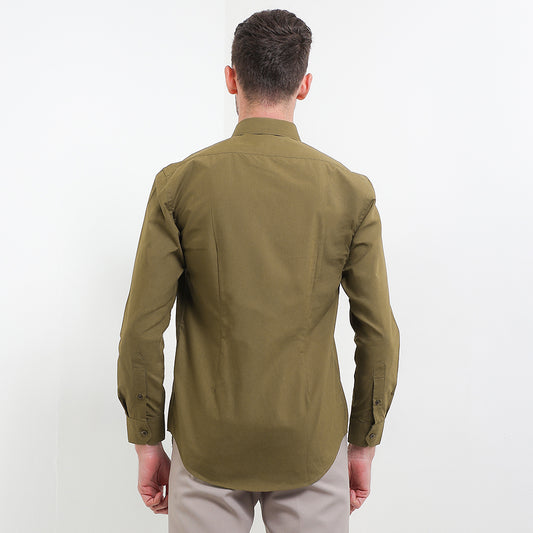 Cardinal Kemeja Lengan Panjang Slim Fit Pria F2821J03F