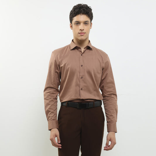 Cardinal Kemeja Lengan Panjang Slim Fit Pria F2824J03B
