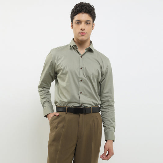 Cardinal Kemeja Lengan Panjang Slim Fit Pria F2825J06A