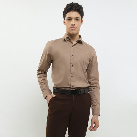 Cardinal Kemeja Lengan Panjang Slim Fit Pria F2826J12A