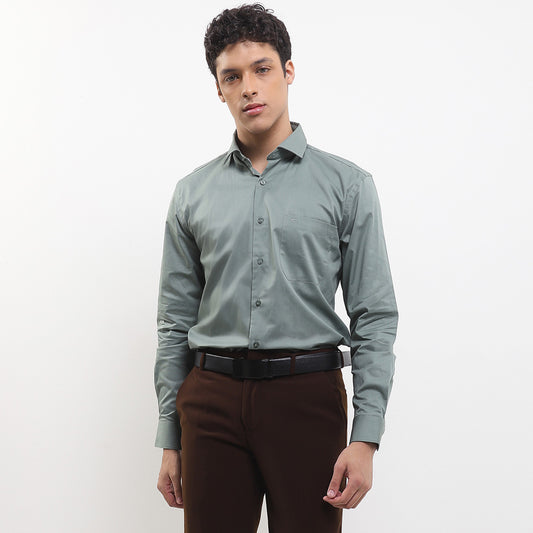 Cardinal Kemeja Lengan Panjang Slim Fit Pria F2830J06A