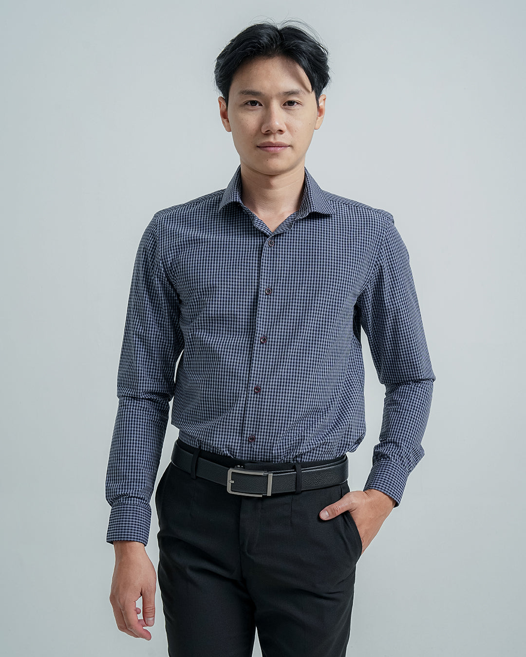 Cardinal Men's Slim Fit Long Sleeve Shirt F2832J02F