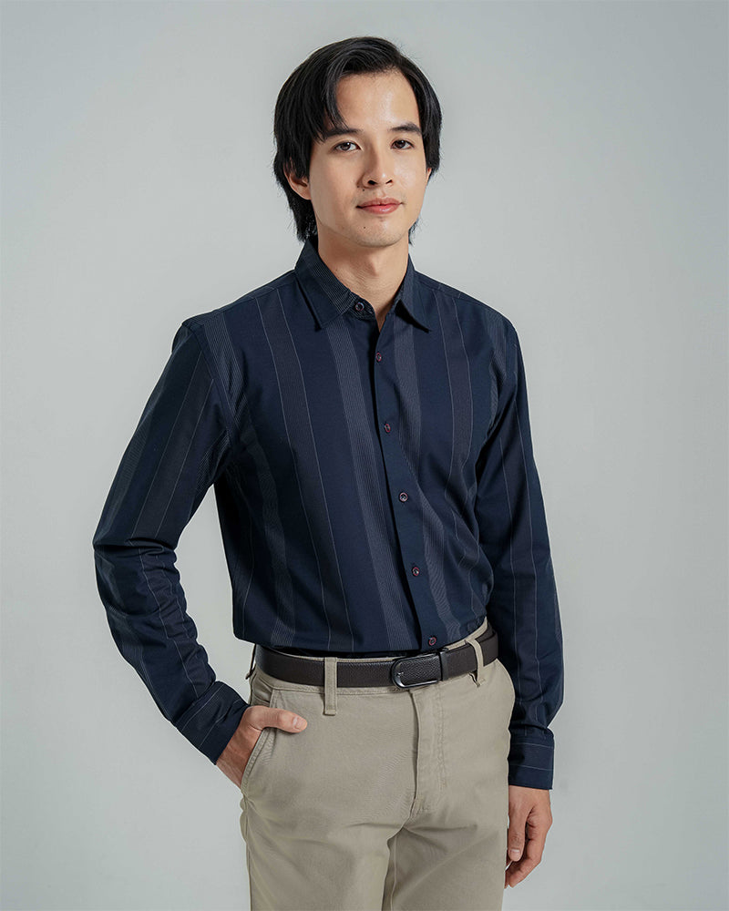 Cardinal Men's Slim Fit Long Sleeve Shirt F2834J02F