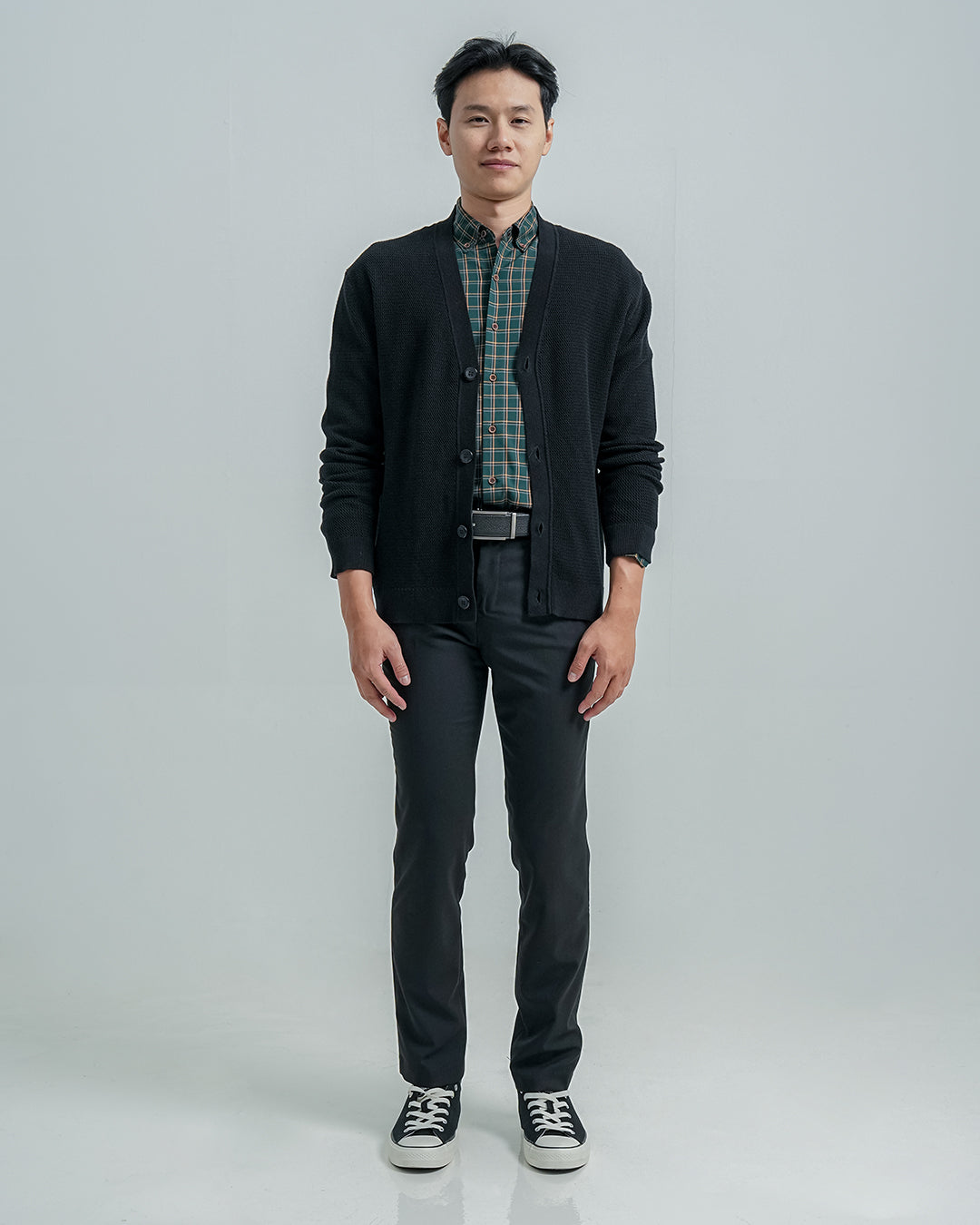 Cardinal Kemeja Lengan Panjang Slim Fit Pria F2838J06C