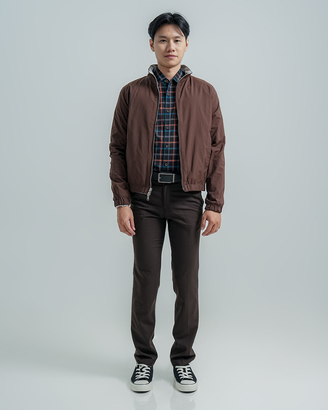 Cardinal Kemeja Lengan Panjang Slim Fit Pria F2840J01A