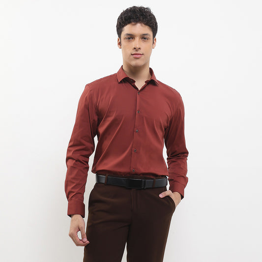 Cardinal Kemeja Lengan Panjang Slim Fit Pria F2841J11I