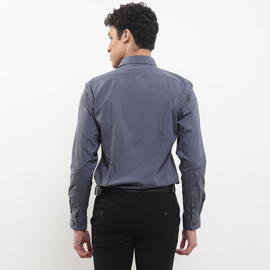 Cardinal Kemeja Lengan Panjang Slim Fit Pria F2855J04B