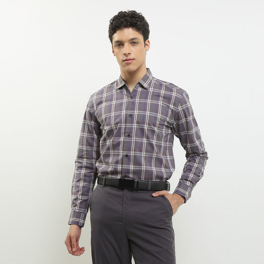 Cardinal Kemeja Lengan Panjang Slim Fit Pria F2860J04E