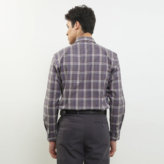 Cardinal Kemeja Lengan Panjang Slim Fit Pria F2860J04E