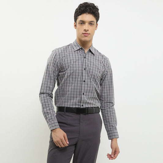 Cardinal Kemeja Lengan Panjang Slim Fit Pria F2862J04F