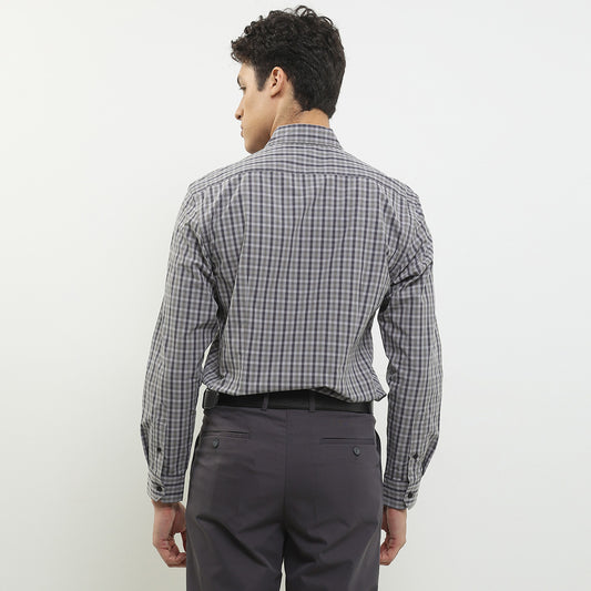 Cardinal Kemeja Lengan Panjang Slim Fit Pria F2862J04F