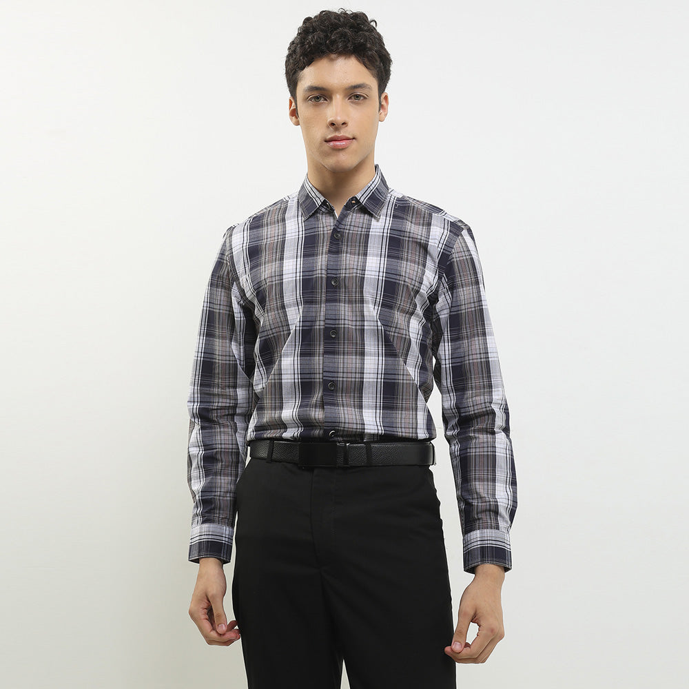 Cardinal Kemeja Lengan Panjang Slim Fit Pria F2863J01A