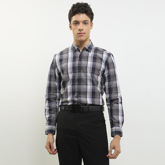 Cardinal Kemeja Lengan Panjang Slim Fit Pria F2863J01A