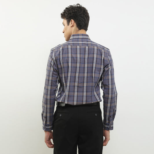 Cardinal Kemeja Lengan Panjang Slim Fit Pria F2864J04D