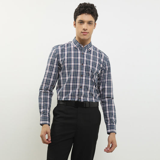 Cardinal Kemeja Lengan Panjang Slim Fit Pria F2865J02E