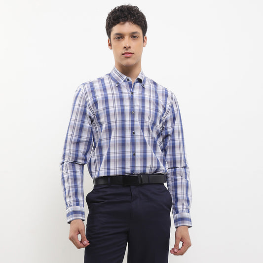Cardinal Kemeja Lengan Panjang Slim Fit Pria F2866J02B