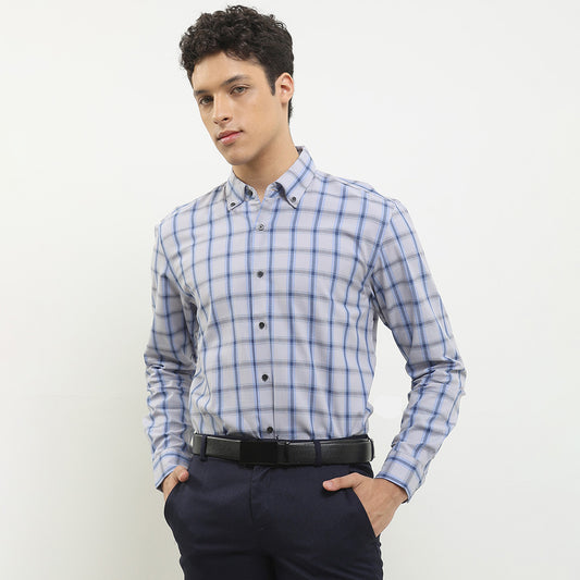 Cardinal Kemeja Lengan Panjang Slim Fit Pria F2868J04C