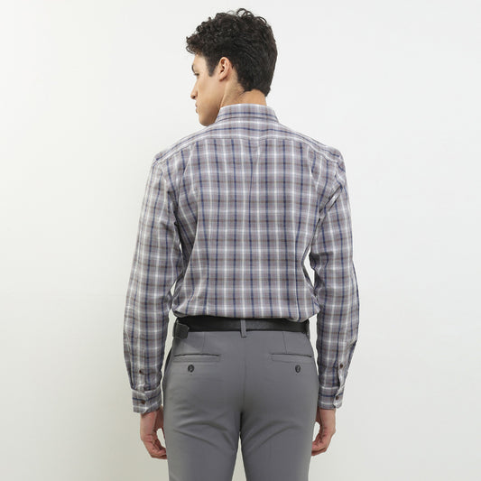 Cardinal Kemeja Lengan Panjang Slim Fit Pria F2869J04C