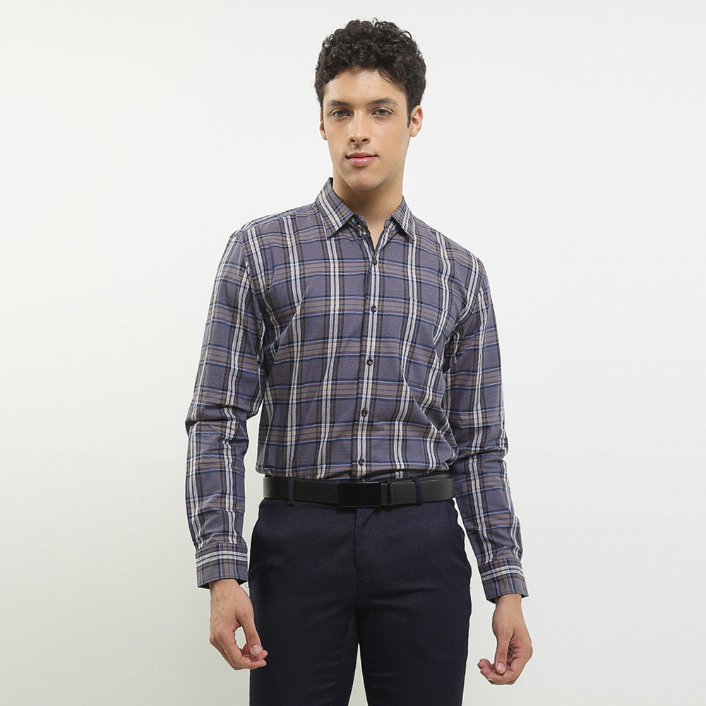 Cardinal Kemeja Lengan Panjang Slim Fit Pria F2873J04D