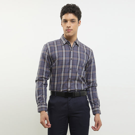 Cardinal Kemeja Lengan Panjang Slim Fit Pria F2873J04D