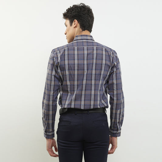 Cardinal Kemeja Lengan Panjang Slim Fit Pria F2873J04D