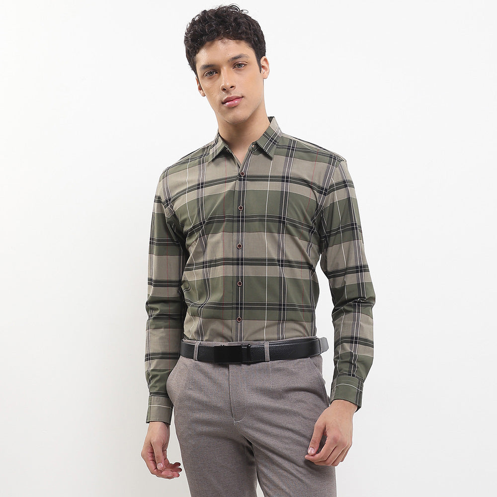 Cardinal Men's Slim Fit Long Sleeve Shirt F2877J06A
