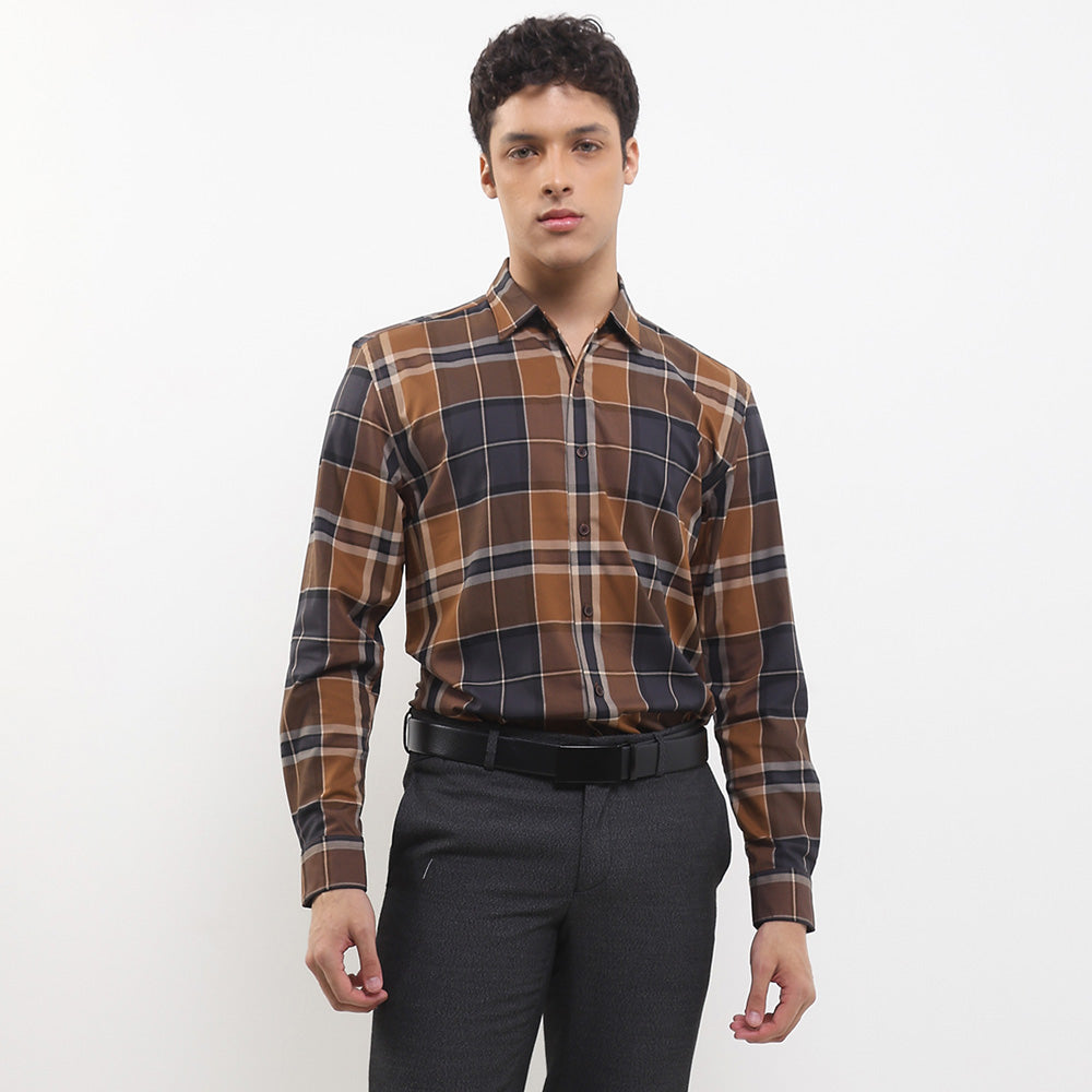 Cardinal Kemeja Lengan Panjang Slim Fit Pria F2881J03B
