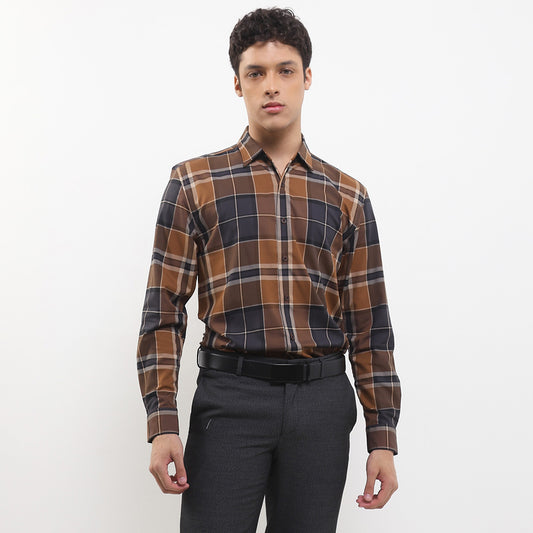 Cardinal Kemeja Lengan Panjang Slim Fit Pria F2881J03B