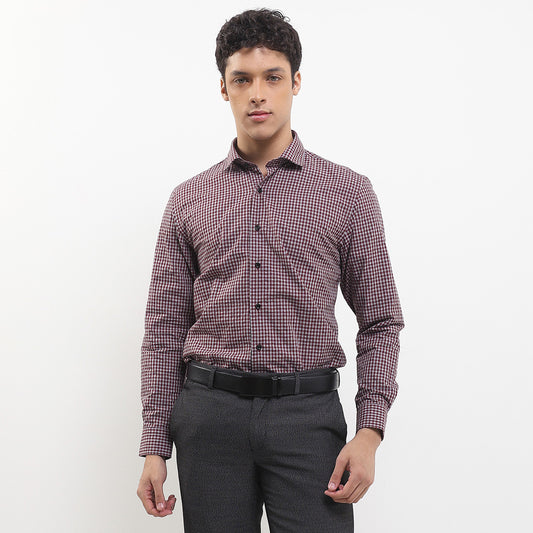 Cardinal Kemeja Lengan Panjang Slim Fit Pria F2884J11F