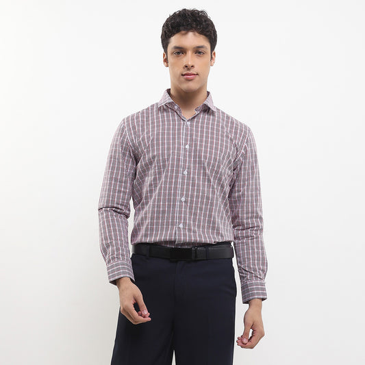 Cardinal Kemeja Lengan Panjang Slim Fit Pria F2887J11B
