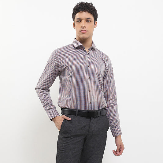 Cardinal Kemeja Lengan Panjang Slim Fit Pria F2888J03B