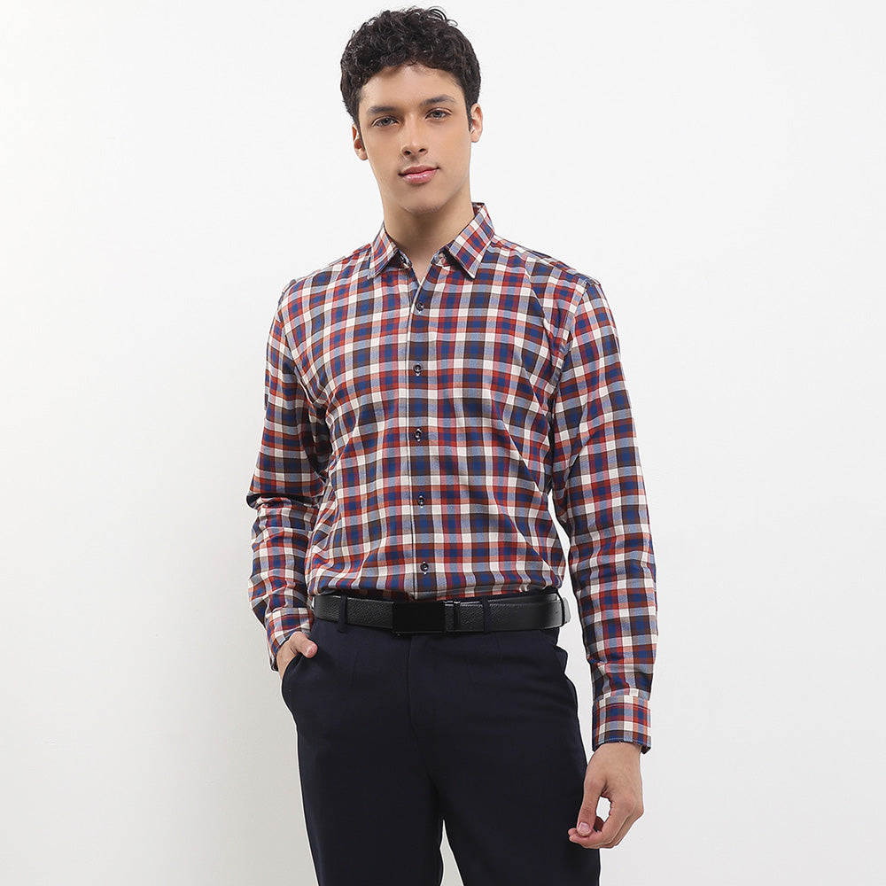 Cardinal Kemeja Lengan Panjang Slim Fit Pria F2889J03B