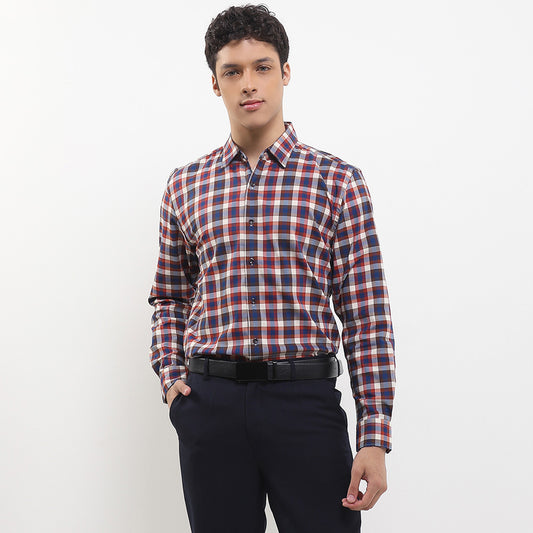 Cardinal Kemeja Lengan Panjang Slim Fit Pria F2889J03B