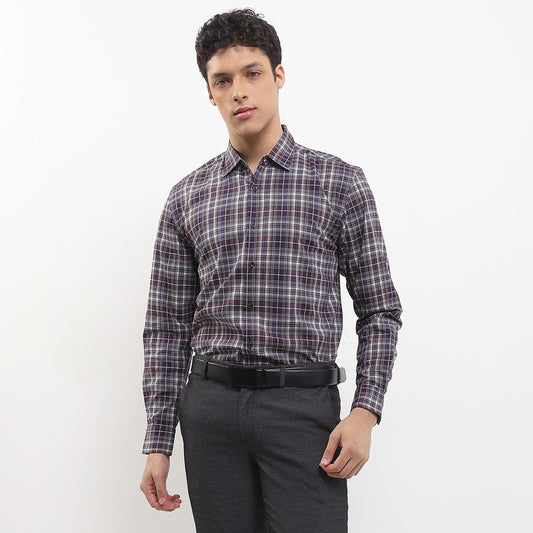 Cardinal Kemeja Lengan Panjang Slim Fit Pria F2890J03C