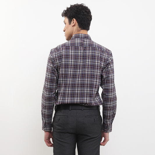 Cardinal Kemeja Lengan Panjang Slim Fit Pria F2890J03C