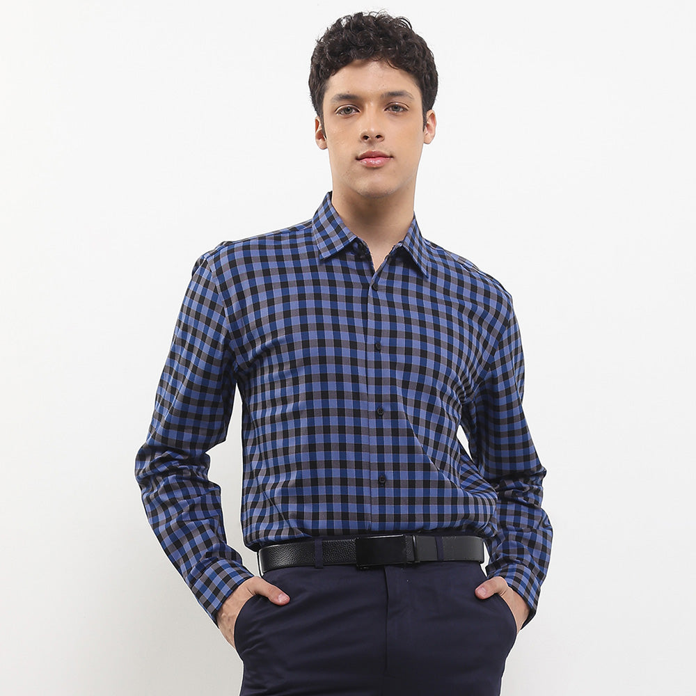 Cardinal Kemeja Lengan Panjang Slim Fit Pria F2891J02H