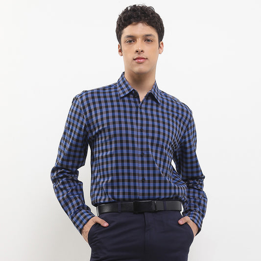 Cardinal Kemeja Lengan Panjang Slim Fit Pria F2891J02H