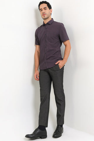 Cardinal Kemeja Lengan Pendek Slim Fit Pria F6140P02H