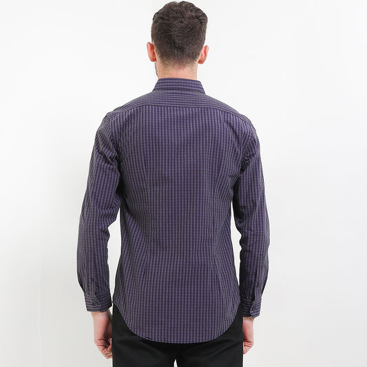 Cardinal Kemeja Lengan Panjang Slim Fit Pria F6155J02H