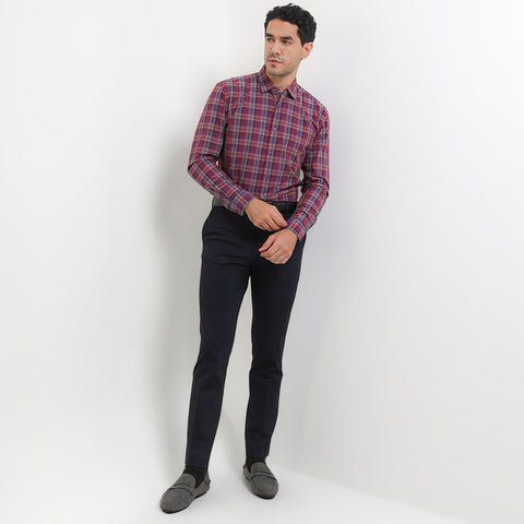 Cardinal Kemeja Lengan Panjang Slim Fit Pria F6161J11F