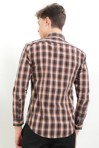 Cardinal Kemeja Lengan Panjang Slim Fit Pria F6163J03B