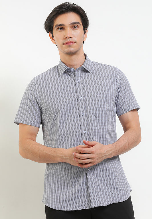 Cardinal Kemeja Slim Fit Pria F6172P04B