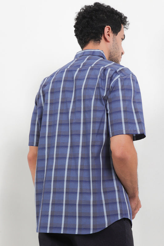 Cardinal Kemeja Lengan Pendek Slim Fit Pria Big Size F6188O02E