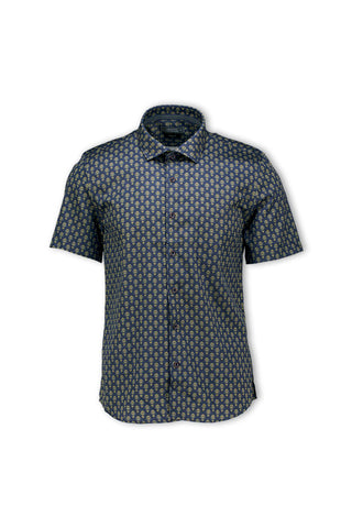 Cardinal Kemeja Lengan Pendek Slim Fit Pria F7135P02H