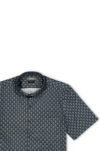 Cardinal Kemeja Lengan Pendek Slim Fit Pria F7135P02H
